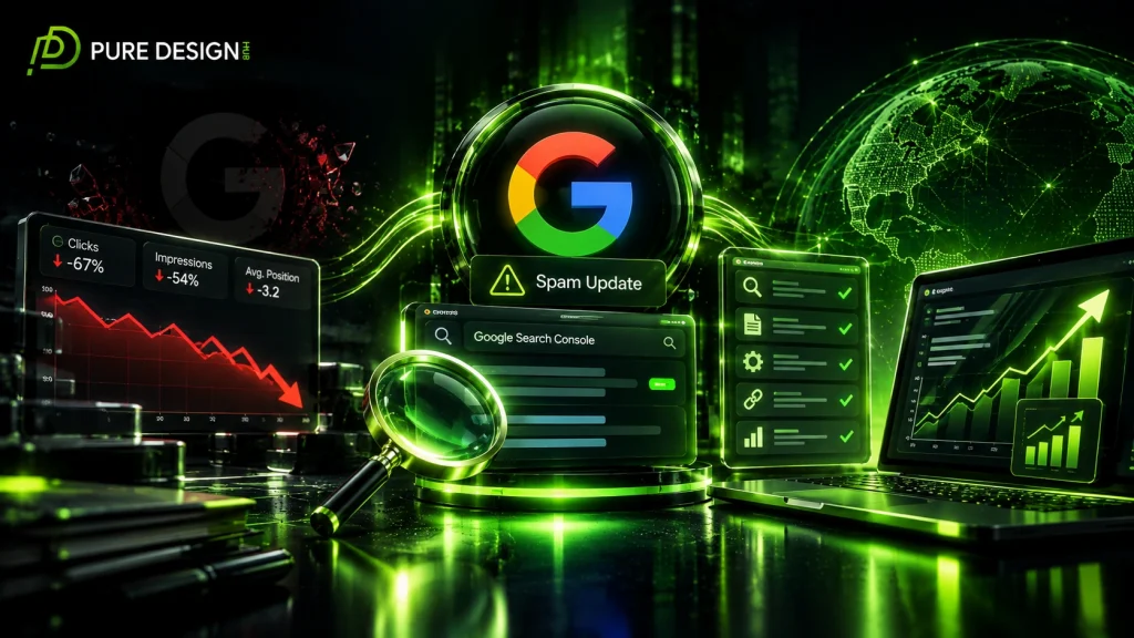 Google August 2026 spam update affecting website rankings and SEO traffic recovery